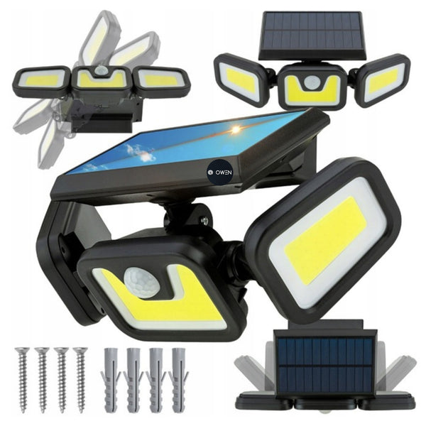 Lampa solarna 3w1 z czujnikiem ruchu i zmierzchu
