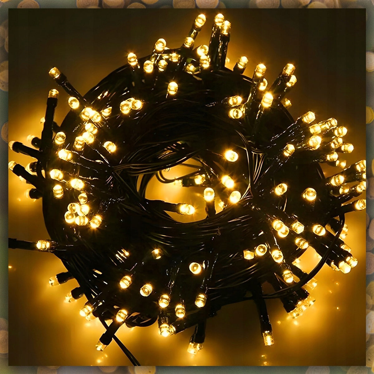 Lampki choinkowe 100 LED, 7 m, ciepła biel, zdjęcie 10