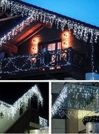 Sople LED 300 lampek, 18 m, zimna biel z efektem flash, zdjęcie 8