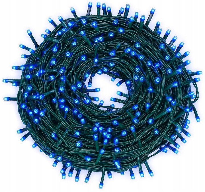 Lampki choinkowe 300 LED, 21 m, niebieskie, zdjęcie 5