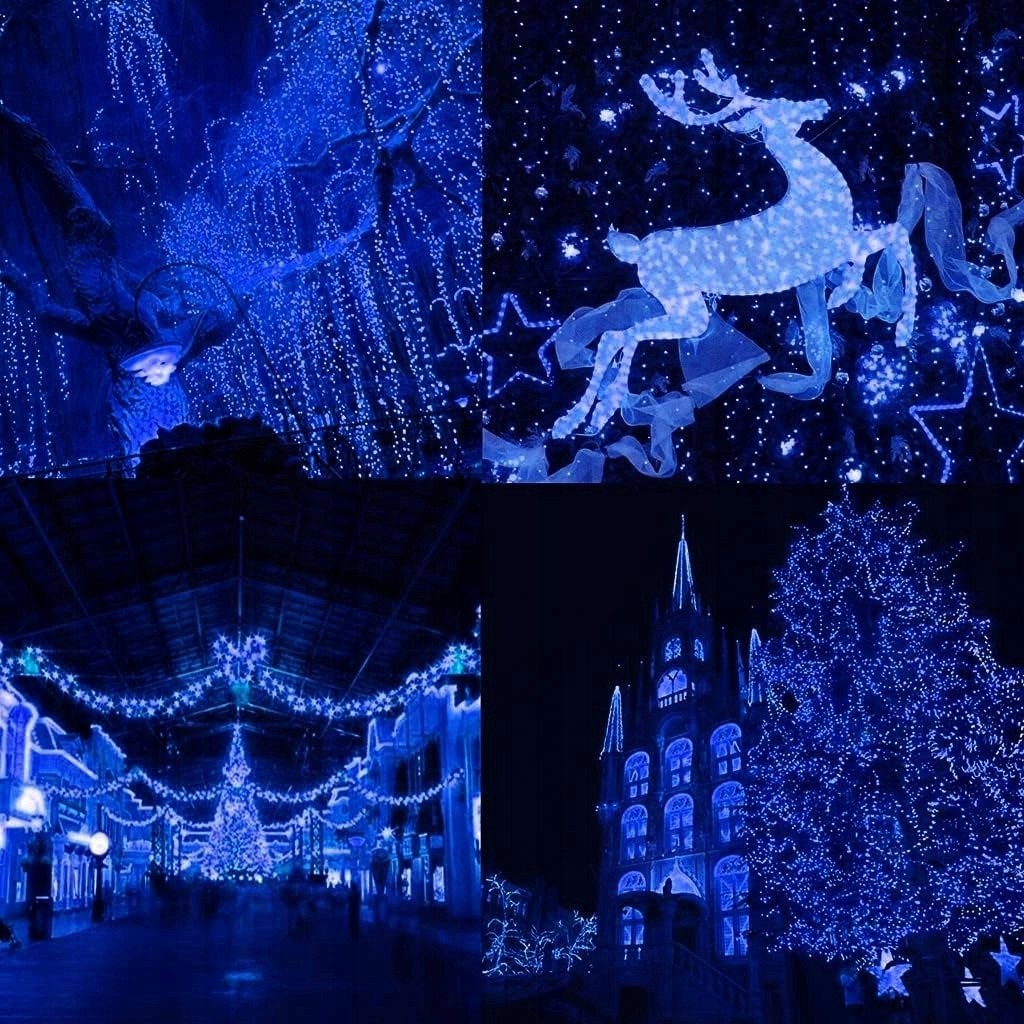 Lampki choinkowe 300 LED, 21 m, niebieskie, zdjęcie 10