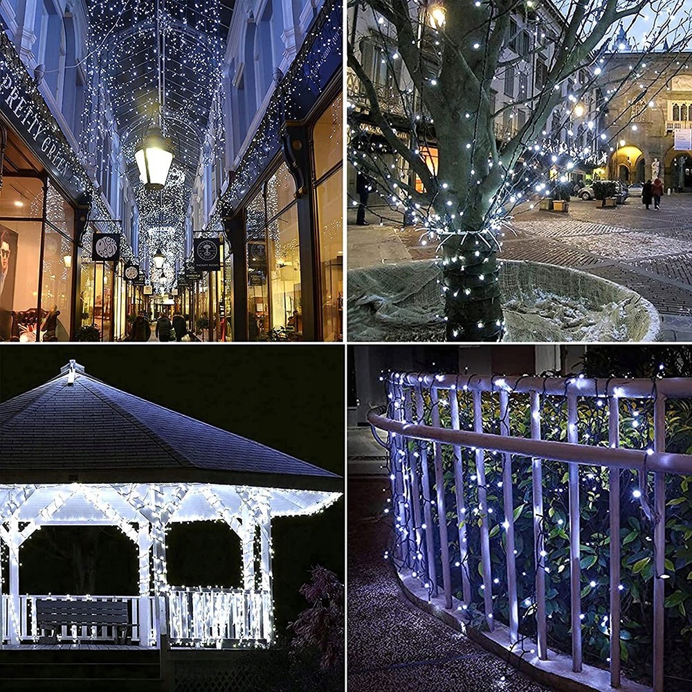 Lampki choinkowe 100 LED, 7 m, zimna biel, zdjęcie 7