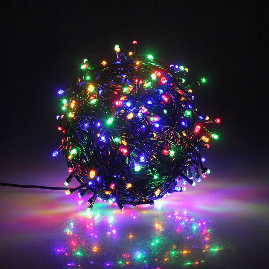 Lampki choinkowe 100 LED, 7 m, multikolor, zdjęcie 5
