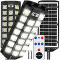 Lampa solarna uliczna LED 2200 W z pilotem i słupem
