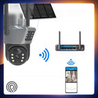 Kamera solarna WiFi z dwoma obiektywami 8 MP