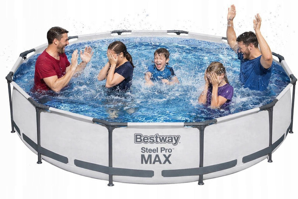Basen stelażowy Bestway Steel Pro Max 366 × 76 cm, zestaw 7w1 z pompą, zdjęcie 2