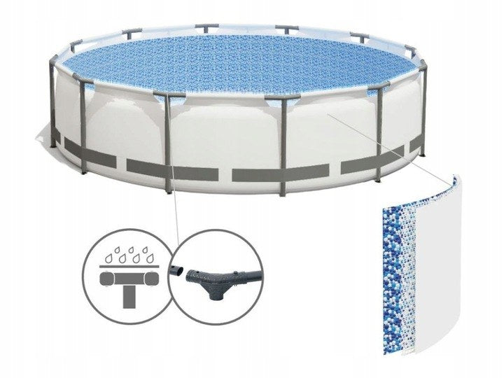 Basen stelażowy Bestway Steel Pro Max 366 × 76 cm, zestaw 7w1 z pompą, zdjęcie 3