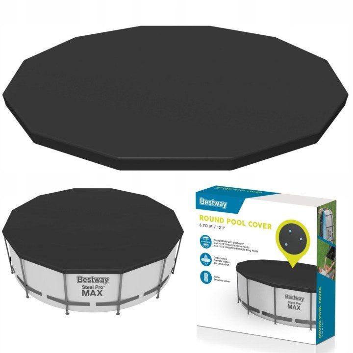 Basen stelażowy Bestway Steel Pro Max 366 × 100 cm, zestaw 16w1 z drabinką, pompą i pokrywą, zdjęcie 4