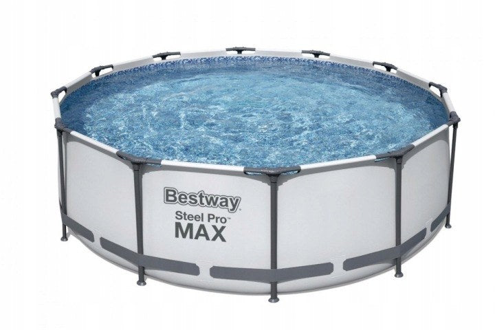 Basen stelażowy Bestway Steel Pro Max 366 × 100 cm, zestaw 16w1 z drabinką, pompą i pokrywą, zdjęcie 8