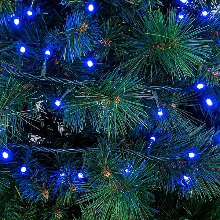 Lampki choinkowe 100 LED, 7 m, niebieskie, zdjęcie 3