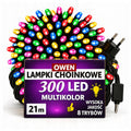 Lampki choinkowe 300 LED, 21 m, multikolor