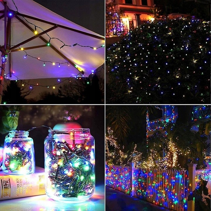 Lampki choinkowe 300 LED, 21 m, multikolor, zdjęcie 9