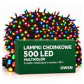 Lampki choinkowe 500 LED, 38 m, multikolor