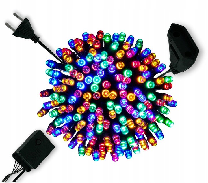 Lampki choinkowe 500 LED, 38 m, multikolor, zdjęcie 2