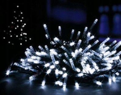 Lampki choinkowe 1000 LED, 71 m, zimna biel, zdjęcie 4