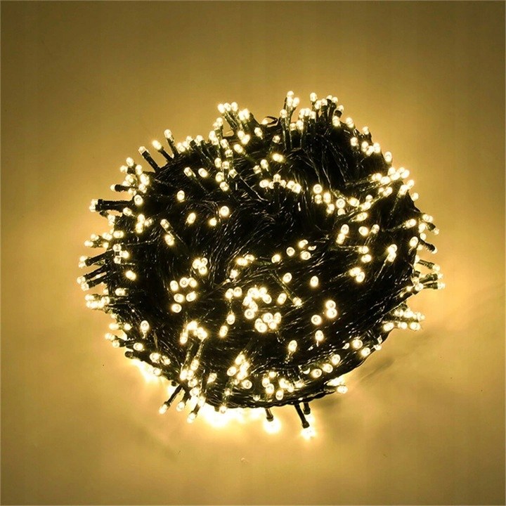 Lampki choinkowe 1000 LED, 71 m, ciepła biel, zdjęcie 4