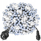 Lampki zewnętrzne 200 LED z efektem flash, 16 m, zimna biel, zdjęcie 2