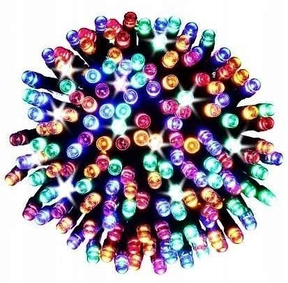 Lampki zewnętrzne 100 LED z efektem flash, 8 m, multikolor, zdjęcie 10