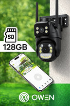 Kamera WiFi zewnętrzna obrotowa, dwa obiektywy 2 × 4 MP, zdjęcie 6