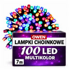Lampki choinkowe 100 LED, 7 m, multikolor
