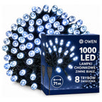 Lampki choinkowe 1000 LED, 71 m, zimna biel