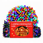 Lampki choinkowe 200 LED, 16 m, multikolor z łącznikiem